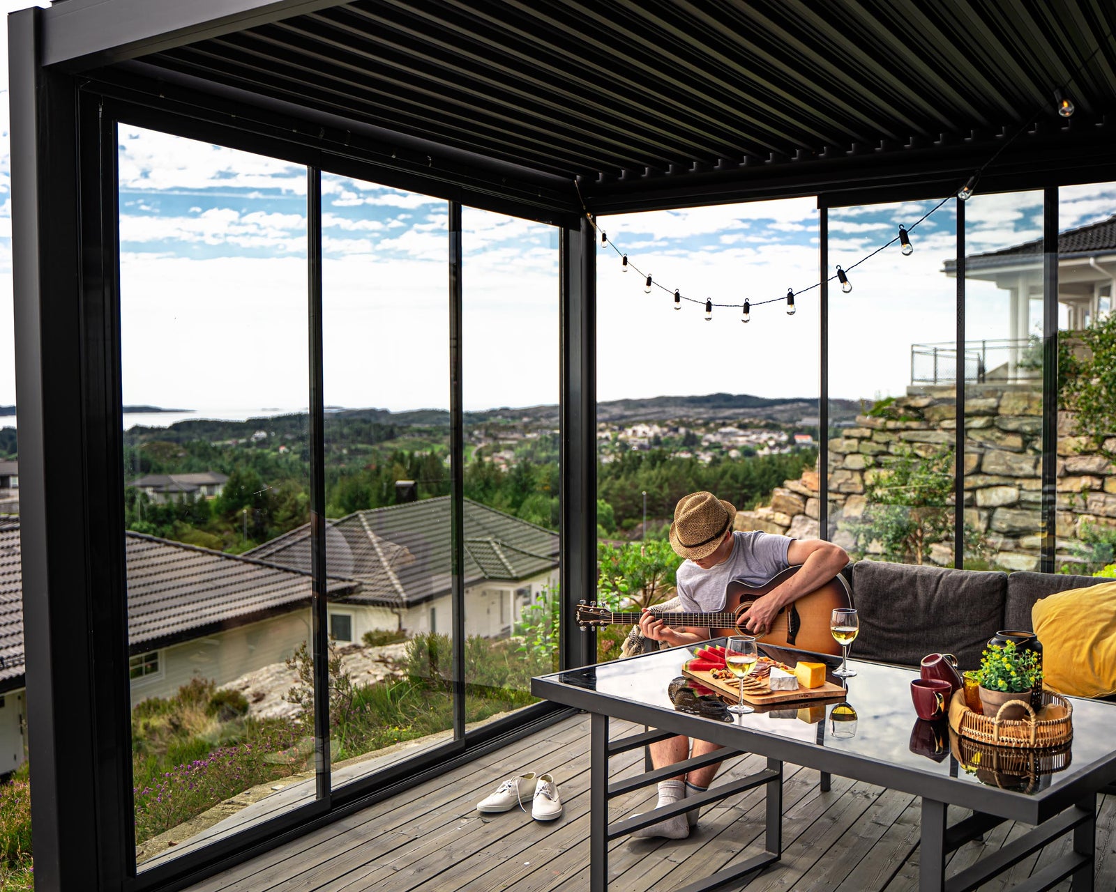 Gör om en terrass till en vinterträdgård