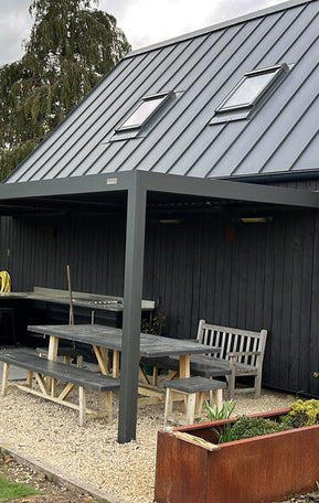 TvÄ pergolor bredvid varandra