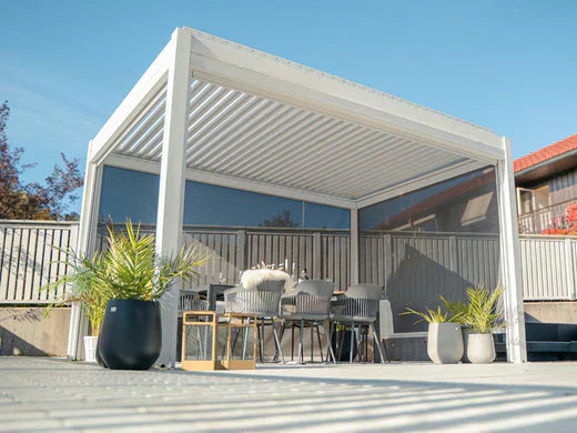 Solskydd i trädgården